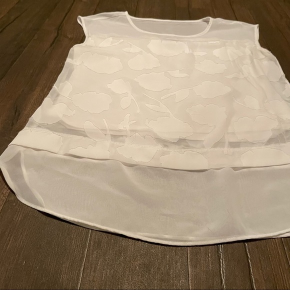 Ann Taylor Layered Floral Blouse - Picture 2 of 5